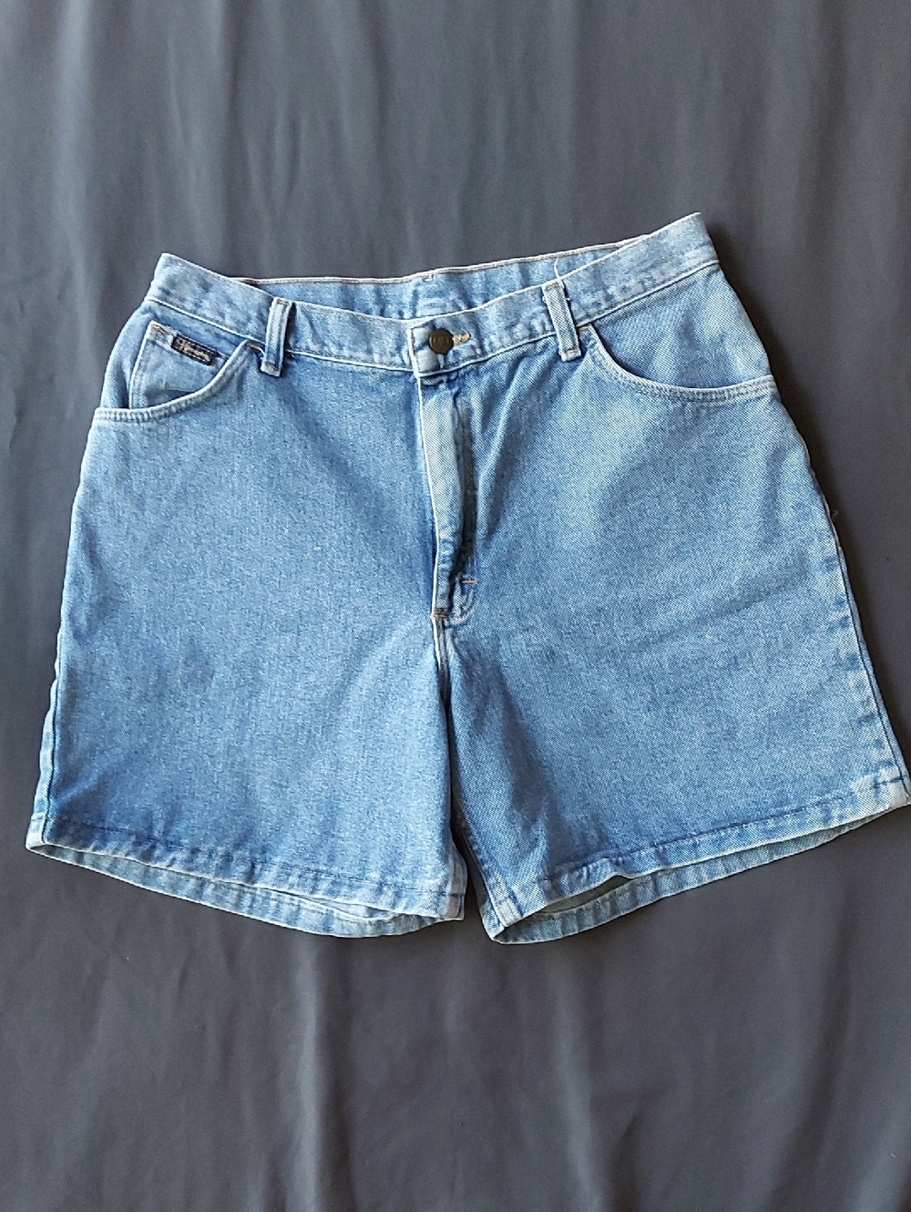 Wrangler Light Blue Denim Shorts